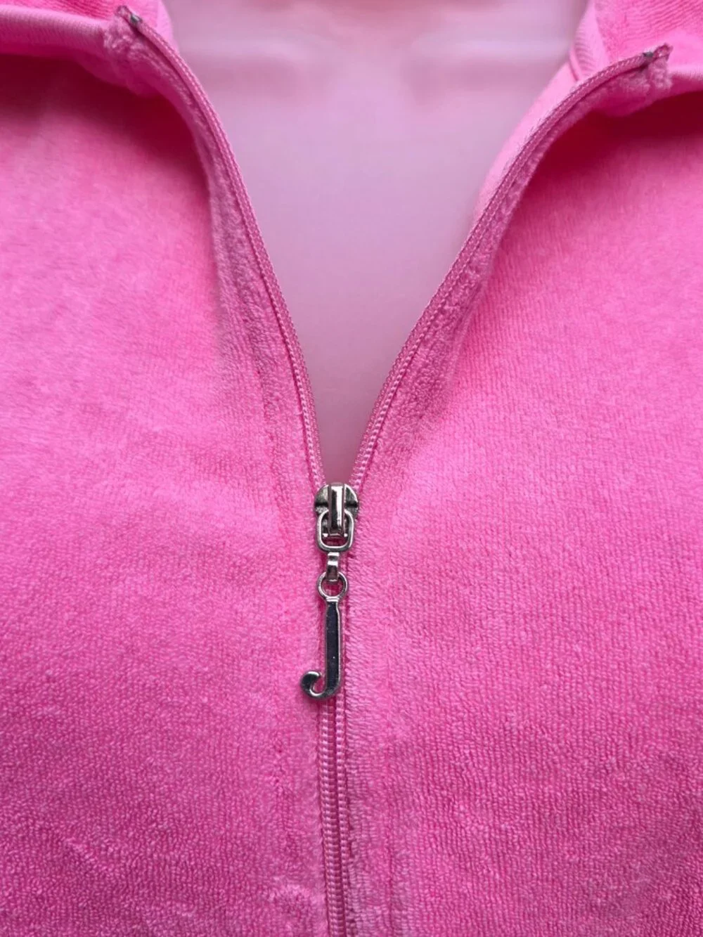 VTG Juicy Couture Pink Terry Cloth Tracksuit Set USA Small Y2K